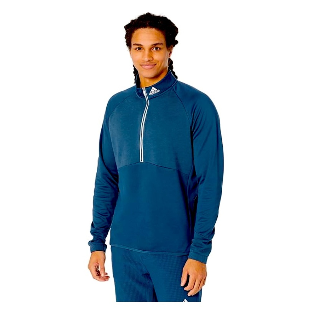 Adidas A587 Quarter-Zip Pullover - XL Blue new with tags.